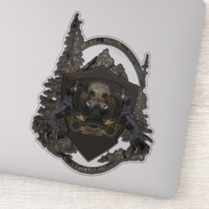 Tysk jaktterrier (Jagdterrier) dekal
