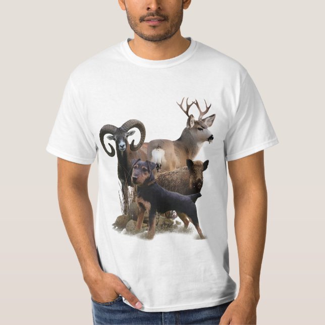 Tysk jaktterrier t shirt (Framsida)