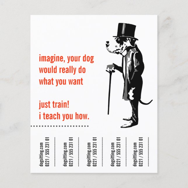 Tysk jätte flyer (Framsidan)