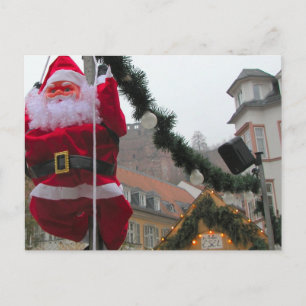 Tysk jul, Heidelberg Santa Helg Vykort