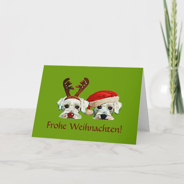 Tysk julkort helgkort (Framsida)