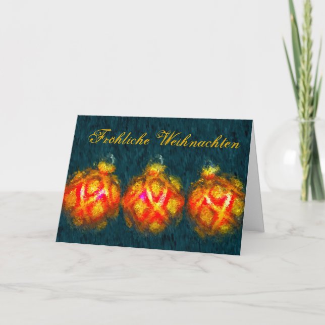 Tysk julkort helgkort (Framsida)