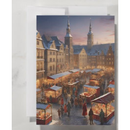 Tysk julmarknad julkort