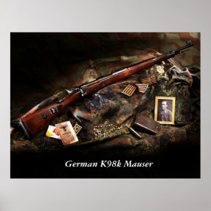 Tysk K98k Mauser Poster