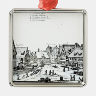 Tysk köping, 1704 julgransprydnad metall