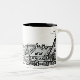 Tysk köping, 1704 Två-Tonad mugg