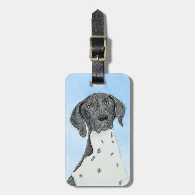 Tysk kortfärgad målarfärg - originalbild bagagebricka (Vertikal Framsida)