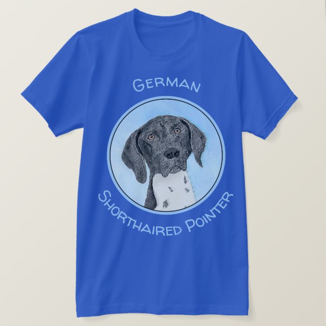 Tysk kortfärgad målarfärg - originalbild t shirt (Design framsida)