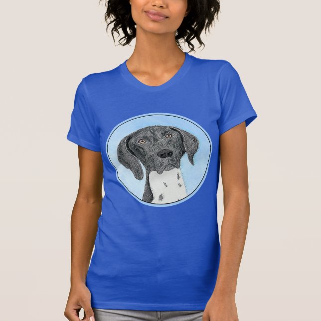 Tysk kortfärgad målarfärg - originalbild t shirt (Framsida)