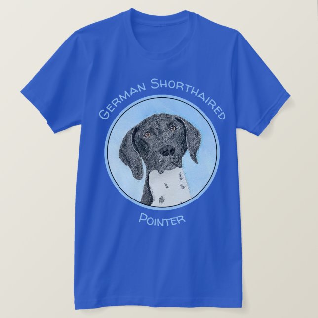 Tysk kortfärgad målarfärg - originalbild t shirt (Design framsida)