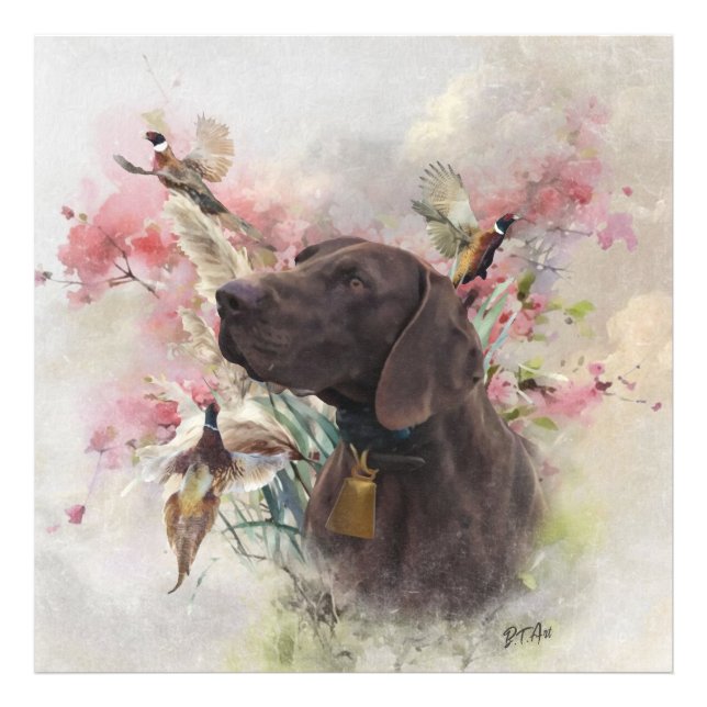 Tysk kortfristig pekare fototryck (Framsidan)