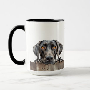 Tysk kortfristig pekare Hund Mugg