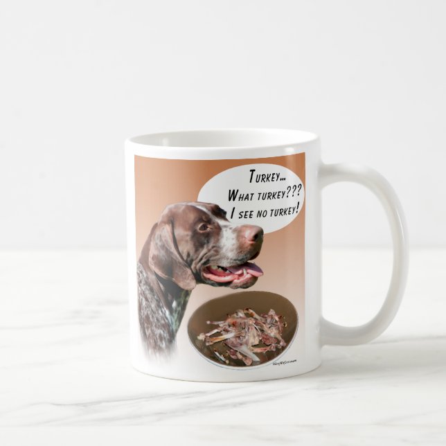 Tysk kortfristig pekare Turkiet Kaffemugg (Höger)