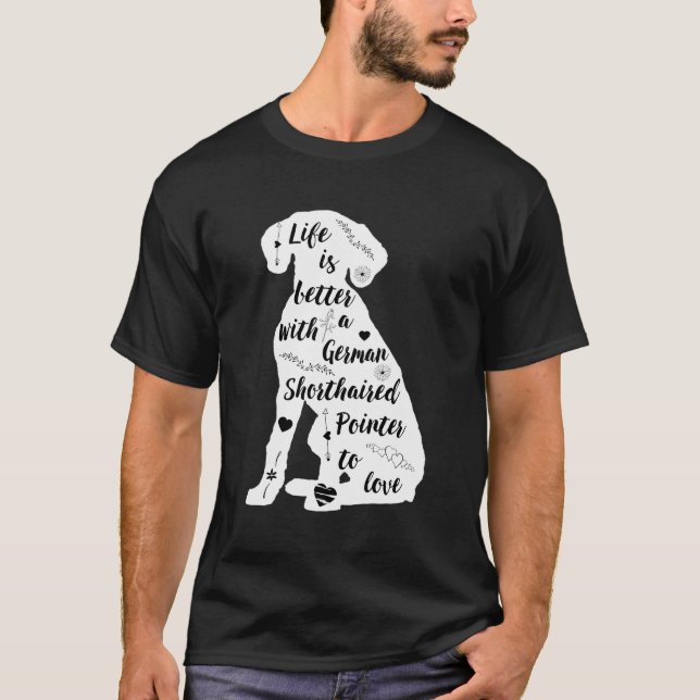 Tysk korthar pekarskirurgdesign för GPS T Shirt (Framsida)