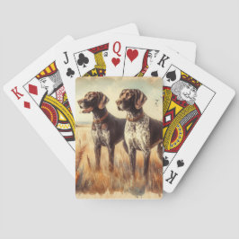 Tysk korthårig pointer casinokort