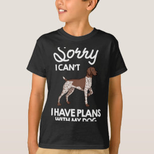 Tysk korthårig pointer hund valpar ägare älskare t shirt