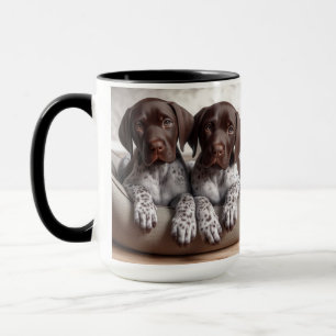 Tysk korthårig pointer jul kaffemugg