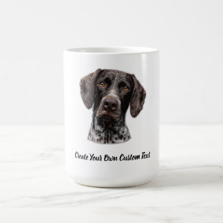 Tysk Korthårig Pointer Skapa Din Egen Text Kaffemugg
