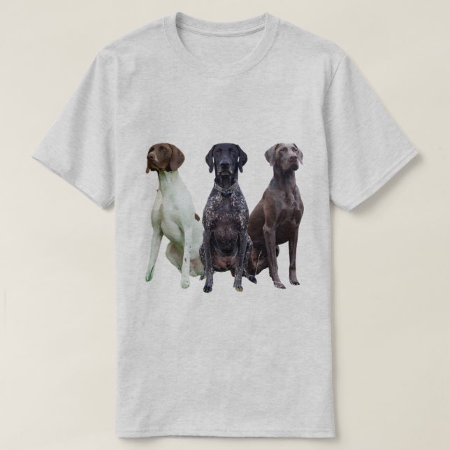 Tysk korthårig pointer t shirt (Design framsida)