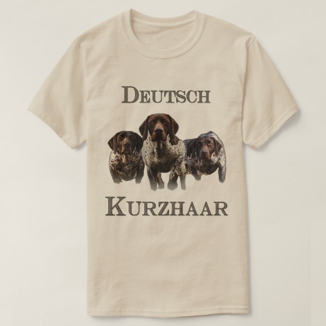 Tysk korthårig pointer t shirt (Design framsida)