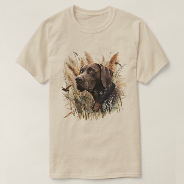 Tysk korthårig pointer t shirt (Design framsida)