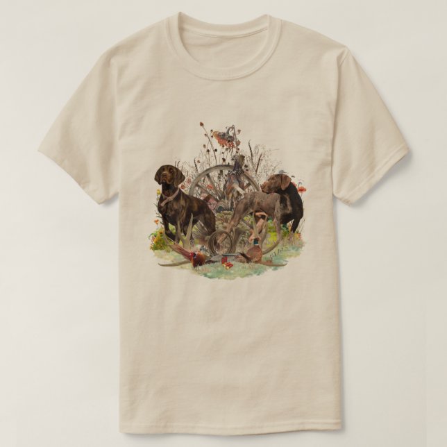 Tysk korthårig pointer t shirt (Design framsida)