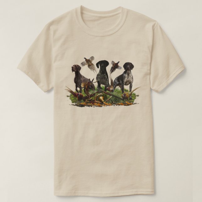 Tysk korthårig pointer t shirt (Design framsida)