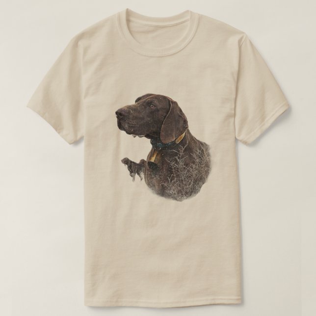 Tysk korthårig pointer t shirt (Design framsida)