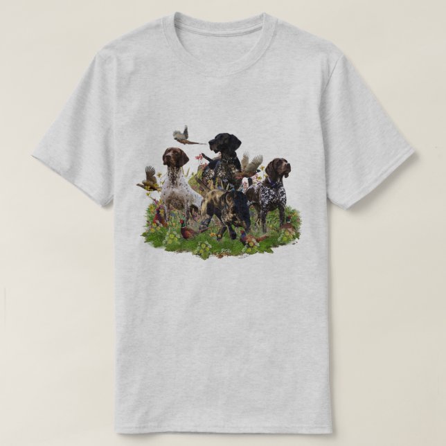 Tysk korthårig pointer t shirt (Design framsida)
