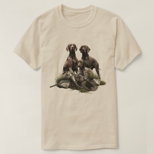 Tysk korthårig pointer t shirt (Design framsida)