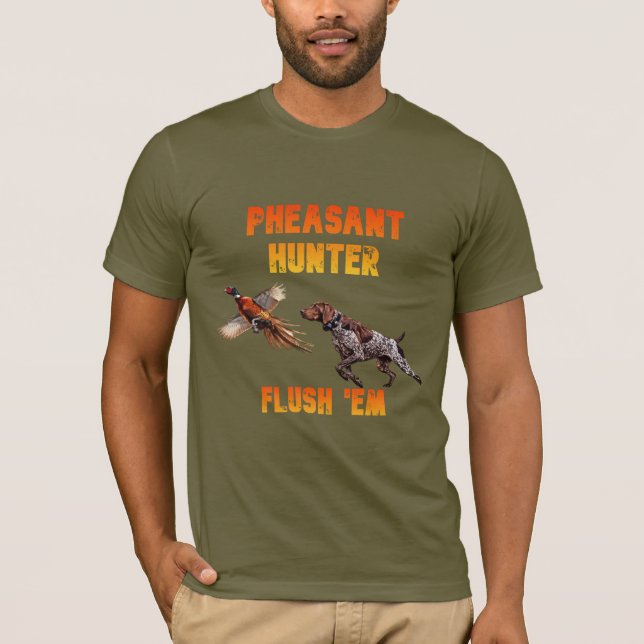  Tysk korthårig pointer  T Shirt (Framsida)