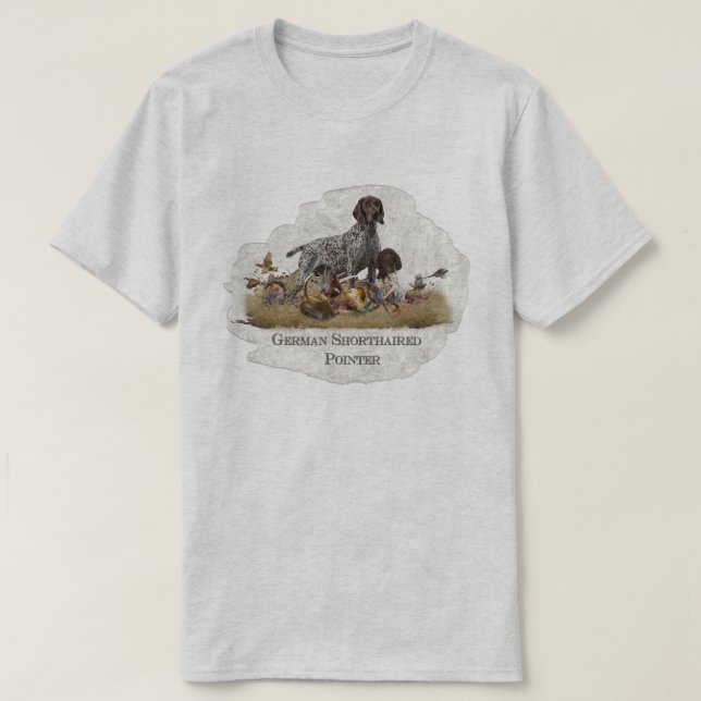 Tysk korthårig pointer t shirt (Design framsida)