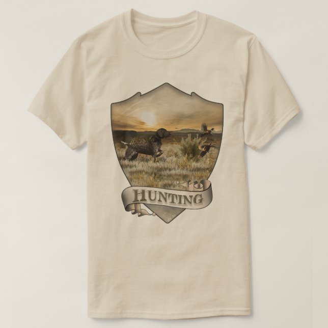 Tysk korthårig pointer t shirt (Design framsida)