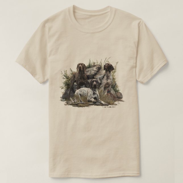 Tysk korthårig pointer t shirt (Design framsida)