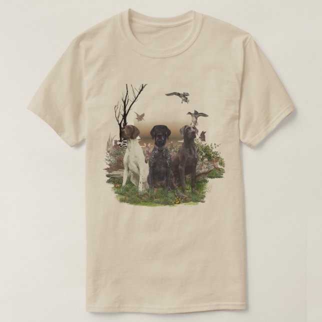 Tysk korthårig pointer t shirt (Design framsida)