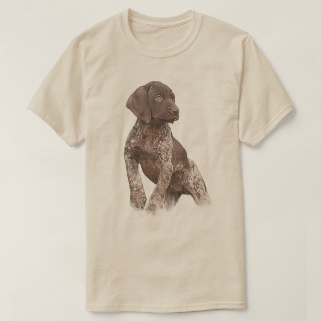 Tysk korthårig pointer t shirt (Design framsida)