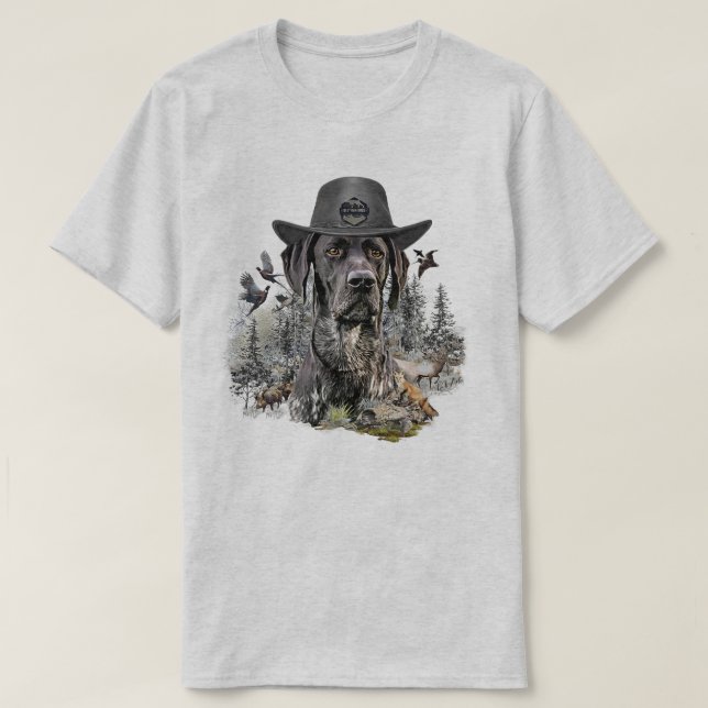 Tysk korthårig pointer t shirt (Design framsida)