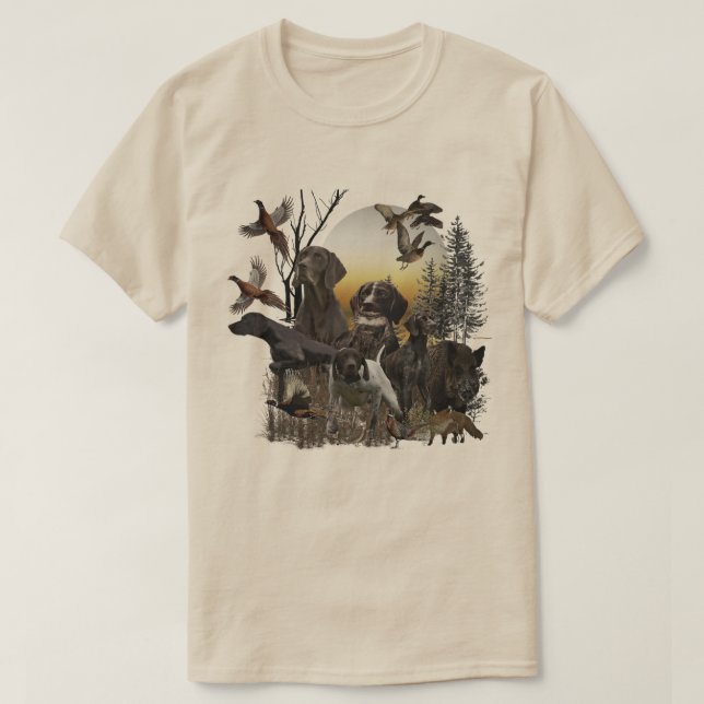 Tysk korthårig pointer t shirt (Design framsida)