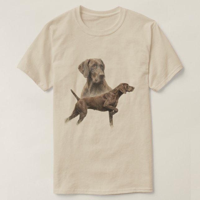 Tysk korthårig pointer t shirt (Design framsida)