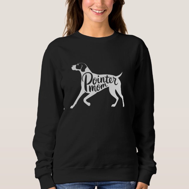 Tysk korthårig stående fågelhund GSP Pointer Mamma T Shirt (Framsida)