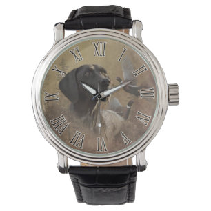 Tysk kortherad-pekare armbandsur