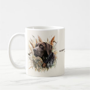 Tysk kortherad-pekare kaffemugg