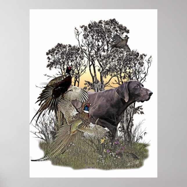 Tysk kortherad-pekare poster (Framsidan)