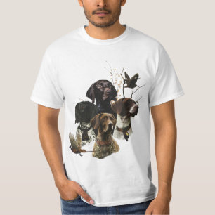 Tysk kortherad-pekare t shirt