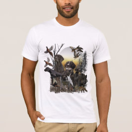 Tysk kortherad-pekare t shirt