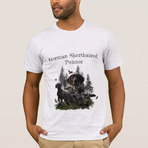 Tysk kortherad-pekare t shirt