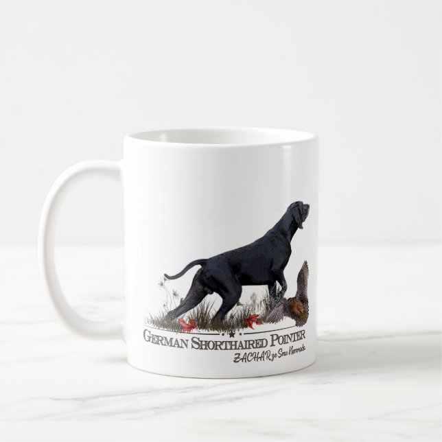 Tysk korthögtalare, ZACHAR Kaffemugg (Vänster)