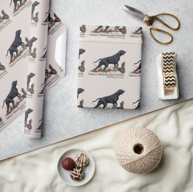 Tysk korthögtalare, ZACHAR-Poster Presentpapper (Hantverk)