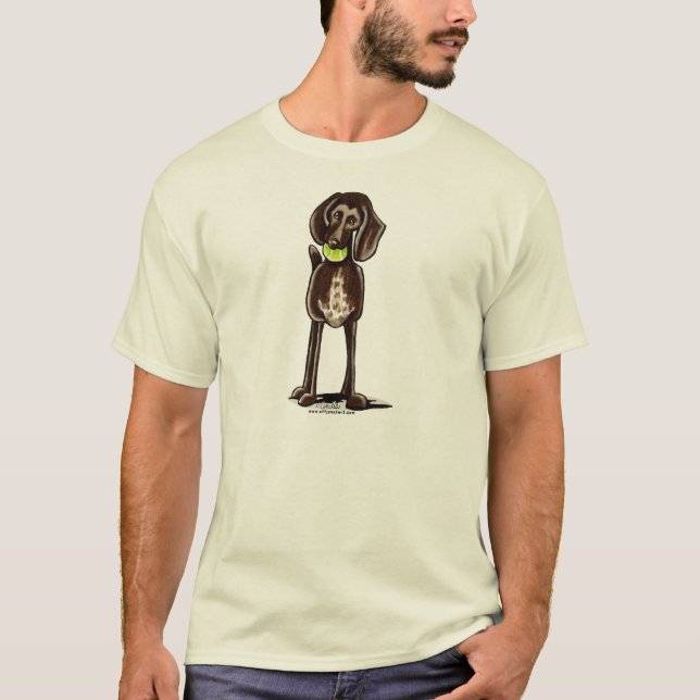 Tysk kortparad peinter-speltid tee shirt (Framsida)