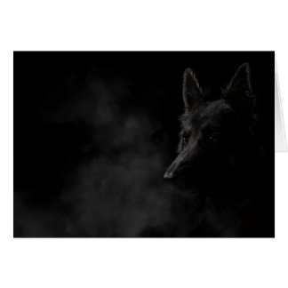 Tysk kringutrustning, hund hälsningskort